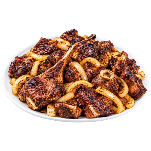 Agneau dibi grillé aux oignons